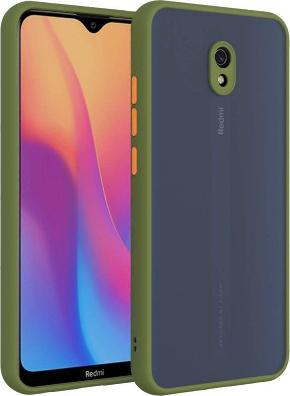 AOnes Back Cover for Mi 8A  (Green, Cases with Holder, Pack of: 1)