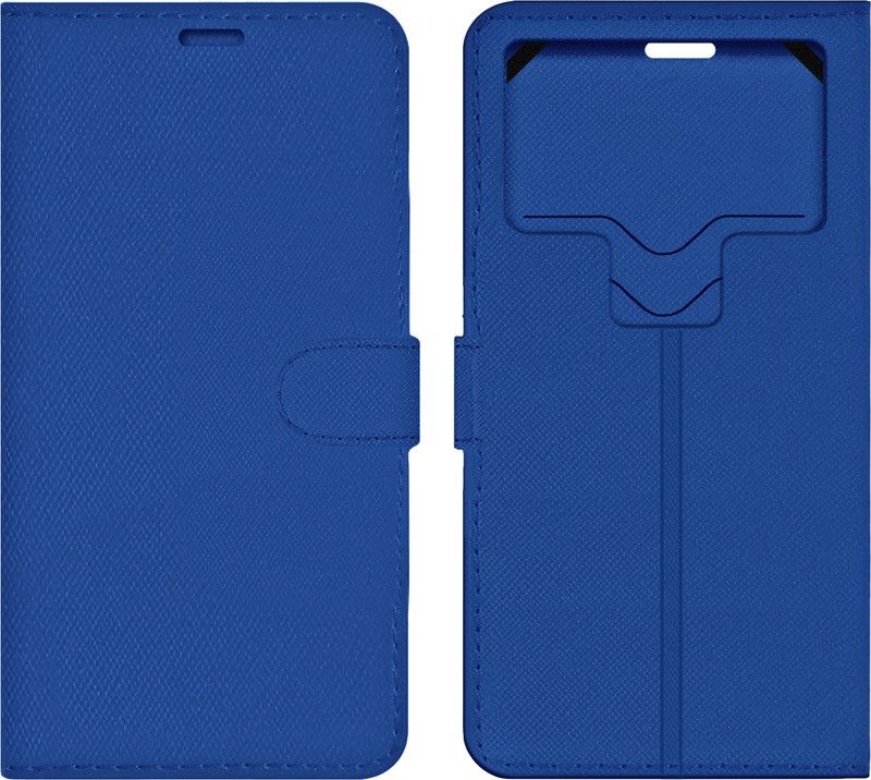 ACM Flip Cover for Mediacom Phone Pad G552  (Blue, Cases with Holder, Pack of: 1)