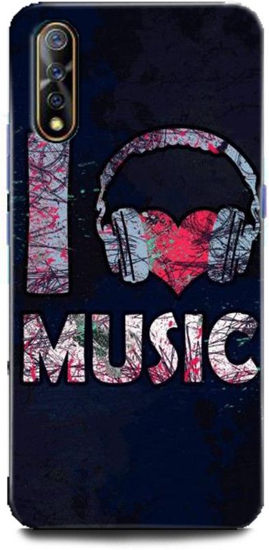 Afterglow Back Cover for Vivo Z1x MUSIC, TYPE, SOUND, RINGTONE, HEADPHONE  (Multicolor, Shock Proof, Pack of: 1)