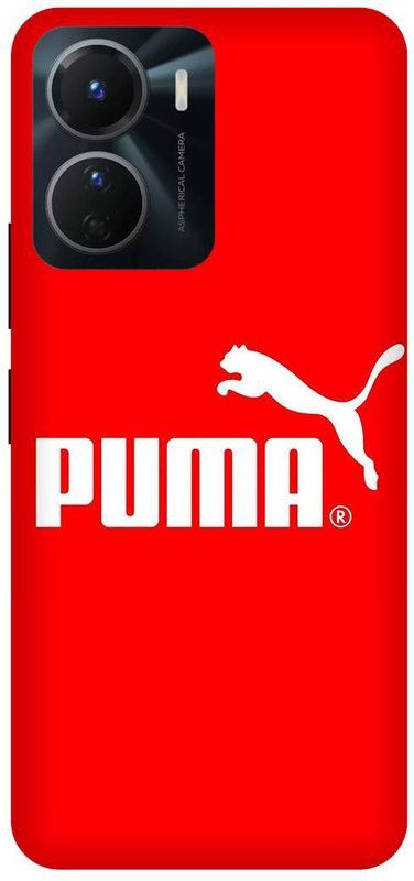 FRONK Back Cover for vivo Y16, V2204, PUMA, SIGN, LOGO, EMBLEM, DESIGN  (Red, Hard Case, Pack of: 1)