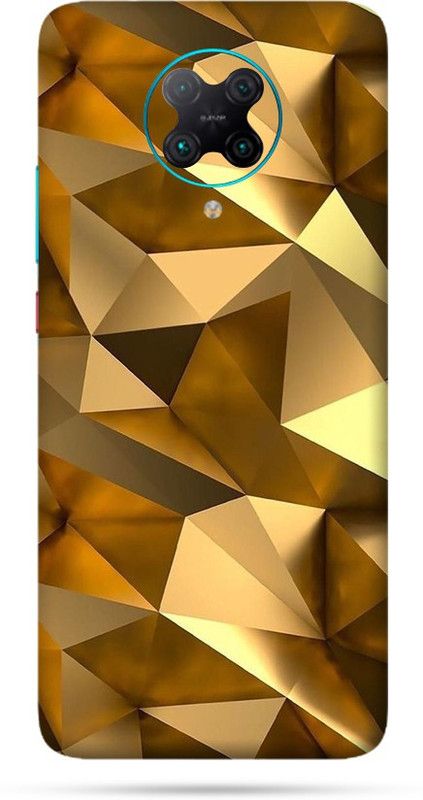Mclaxa Golden Poly For Poco F2 Pro Mobile Skin, Golden Poly, Poco F2 Pro Mobile Skin  (Golden Poly)
