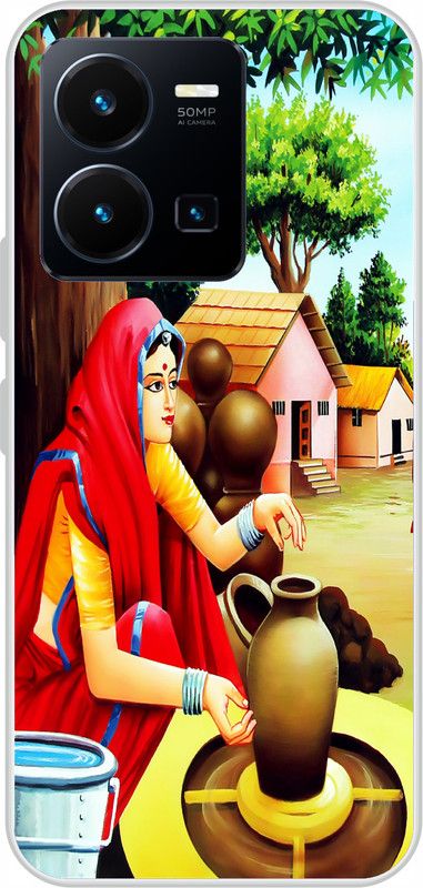 Wellcase Back Cover for Vivo Y35  (Multicolor, Dual Protection, Silicon, Pack of: 1)