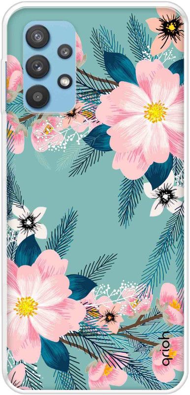 QRIOH Back Cover for Samsung Galaxy A32  (Multicolor, Grip Case, Silicon, Pack of: 1)