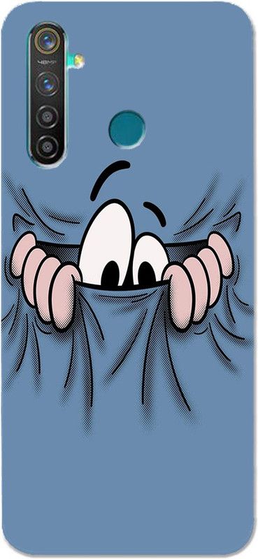 METOO Back Cover for Realme 5s, Funny Quote ,Face Design Back Cover Print : 159  (Multicolor, Dual Protection, Silicon, Pack of: 1)
