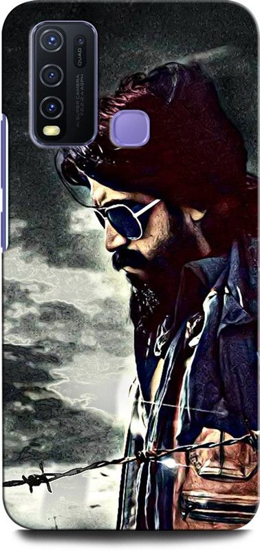 GRAFIQE Back Cover for Vivo Y50 YASH, KGF, ROCKING STAR, TAMIL HERO, TELUGU STAR  (Multicolor, Shock Proof, Pack of: 1)