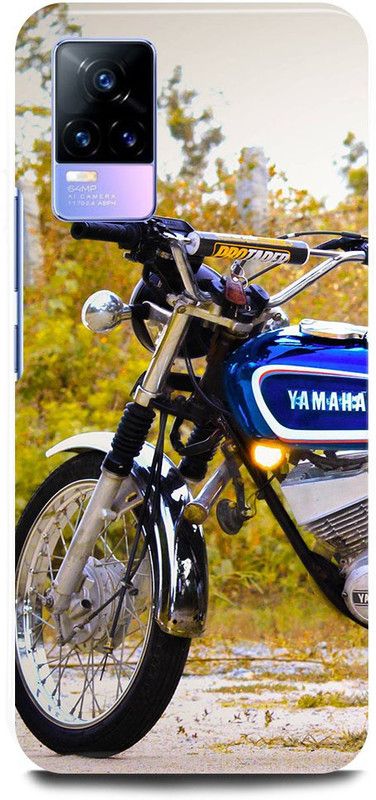 FIKORA Back Cover for Vivo Y73, V2059, YAMAHA, FZ, BIKE, SPORTS, LOVER  (Green, Hard Case, Pack of: 1)