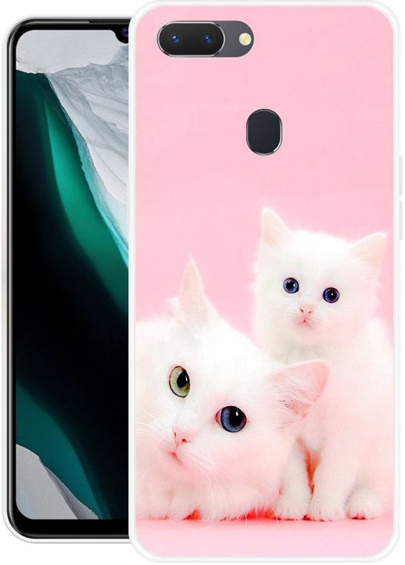 INDIALAND Back Cover for Realme 2, Oppo A5  (Multicolor, Grip Case, Silicon)