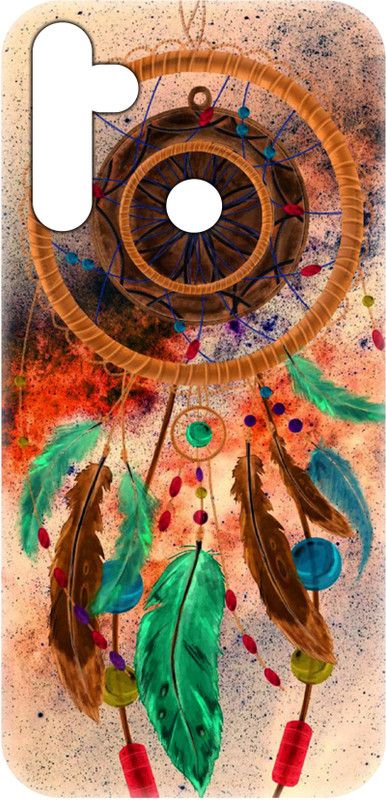 Smutty Back Cover for Realme 5, RMX1911 - Dreamcatcher Print  (Multicolor, Hard Case, Pack of: 1)
