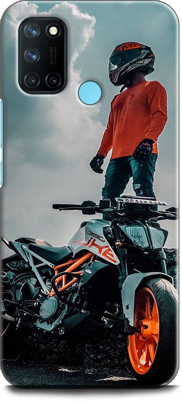 Afterglow Back Cover for Realme 7i DUKE, KTM, BIKE, RACER, DUCK LOVE, BIKER  (Multicolor, Shock Proof, Pack of: 1)