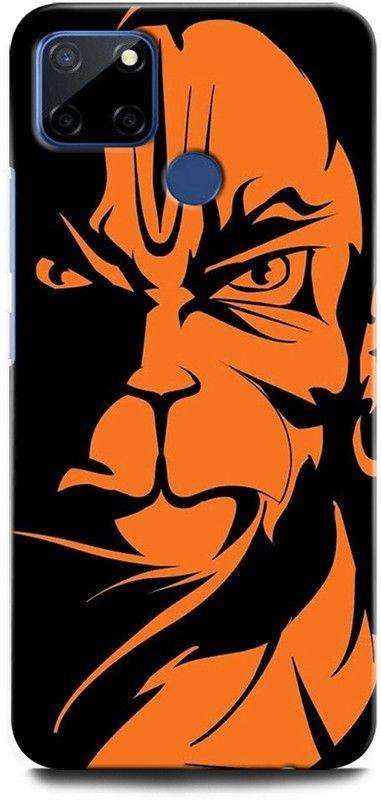 GRAFIQE Back Cover for Realme Narzo 30A 3171 HANUMAN JI , LORD HANUMAN, GOD, BAJRANGBALI  (Multicolor, Shock Proof, Pack of: 1)
