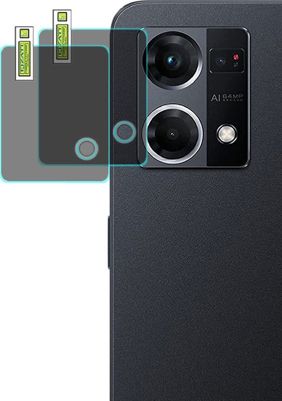 EJZATI Back Camera Lens Glass Protector for OPPO F21 Pro  (Pack of: 2)