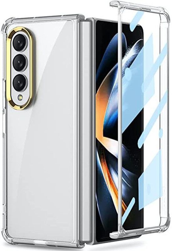 Caseline Back Cover for Samsung Galaxy Z Fold 4  (Transparent, Grip Case, Pack of: 1)