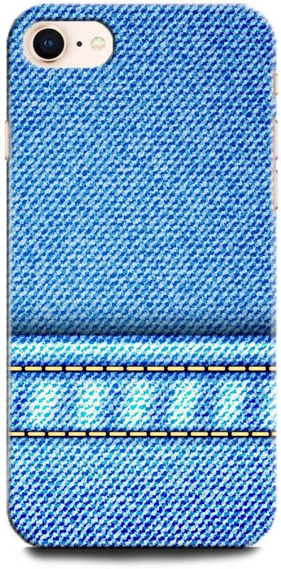 INDICRAFT Back Cover for Apple iPhone SE 2020 JEANS, BLUE JEANS, TEXTURE, FABRIC, PATTERN  (Multicolor, Hard Case, Pack of: 1)