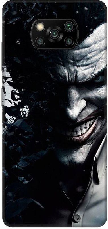 URCHIN Back Cover for Poco X3 Joker, Batman, Heath ledger joker, Batman Joker, Dark Knight, Why So Serious  (Multicolor, Shock Proof, Pack of: 1)