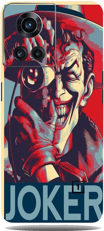 CLAXA Joker Photo Back Skin Guard, Joker Photo, One Plus 10R Mobile Skin  (Joker Photo Skin With Super matte finish)
