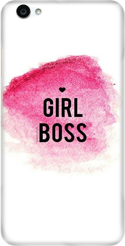 Coberta Case Back Cover for VIVO V5s girl boss Design Back Case For Vivo V5s By Coberta  (Multicolor, Pack of: 1)