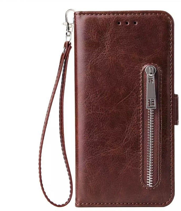 TELETEL Wallet Case Cover for Moto G10 Power  (Brown, Cases with Holder, Pack of: 1)