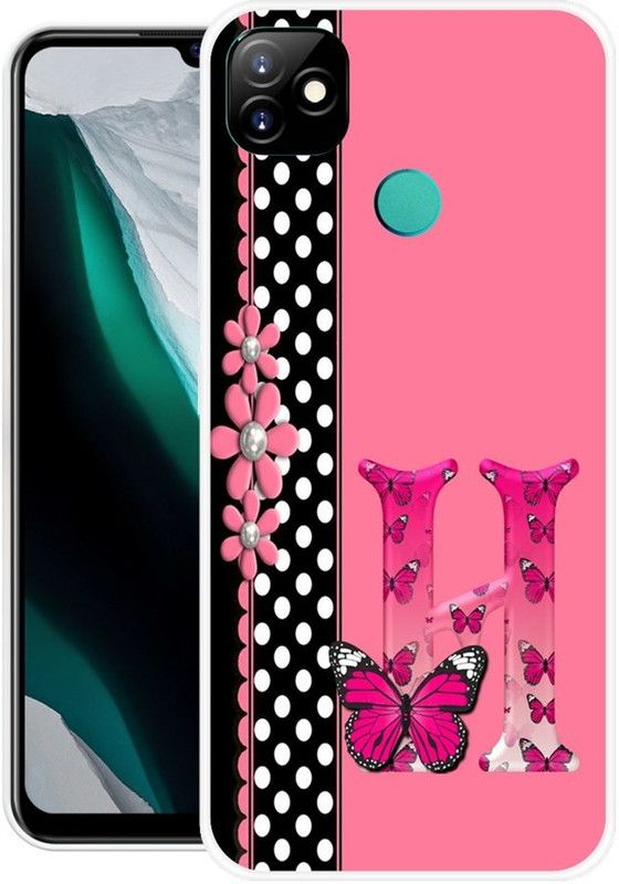 PINKZAP Back Cover for Itel Vision 1  (Multicolor, Grip Case, Silicon, Pack of: 1)
