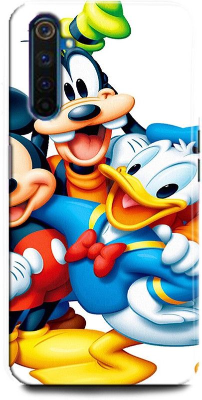 Afterglow Back Cover for Realme 6i MICKEY MOUSE, DISNEY, DONALD DUCK, MICKEY  (Multicolor, Shock Proof)