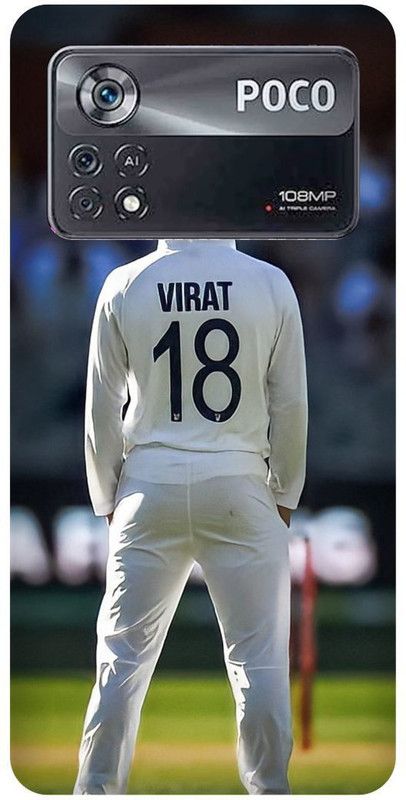play fast Back Cover for POCO X4 Pro 5G, VIRAT, KOHLI, INDIAN, PLAYER, CRICKETER, RCB  (White, Hard Case, Pack of: 1)