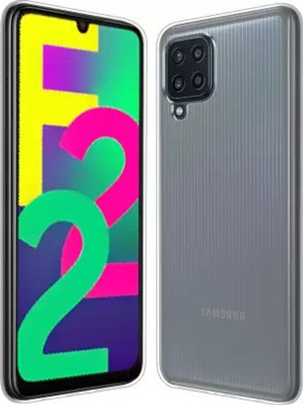 Graphicase Back Cover for Samsung Galaxy F22  (Transparent, Grip Case, Silicon)
