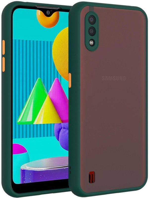 Instyle Back Cover for Samsung Galaxy M01  (Green, Grip Case, Pack of: 1)