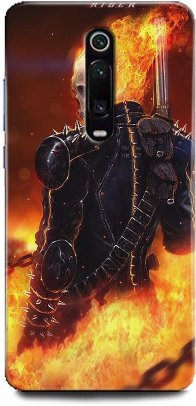 INTELLIZE Back Cover for Redmi K20/MZB7755IN ghost-rider,Printed  (Multicolor, Shock Proof, Pack of: 1)