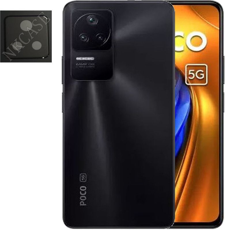 NKCASE Back Camera Lens Glass Protector for POCO F4 5G  (Pack of: 1)