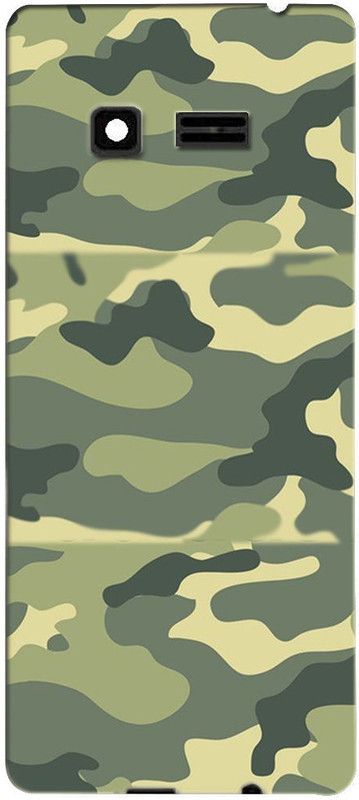 METOO Back Cover for Jio F220, army Design Printed Back Cover Print : 105  (Multicolor, Dual Protection, Silicon, Pack of: 1)