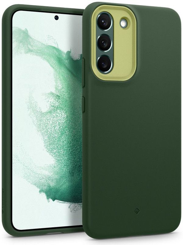Caseology by Spigen Nano Pop Back Cover for Samsung Galaxy S22 5G  (Green, Flexible, Silicon, Pack of: 1)
