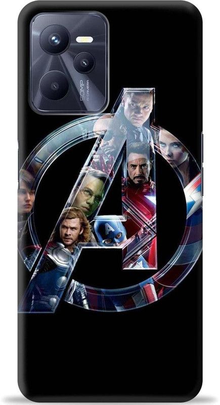 Loffar Back Cover for Realme Narzo 50A Prime  (Black, Shock Proof, Pack of: 1)
