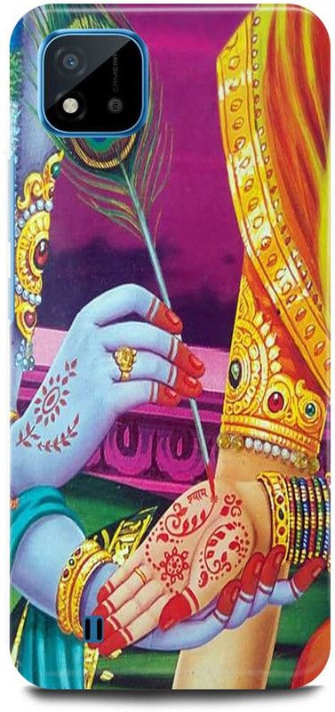 MP ARIES MOBILE COVER Back Cover for Realme C20, RMX3063, RADHA KRISHNA LORD KANHIYA KRISHANJI GOD  (Multicolor, Hard Case, Pack of: 1)