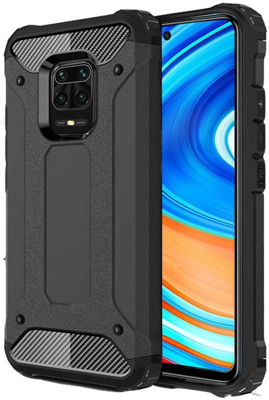 Elica Back Cover for Redmi Note 9 Pro Max  (Black, Shock Proof, Pack of: 1)