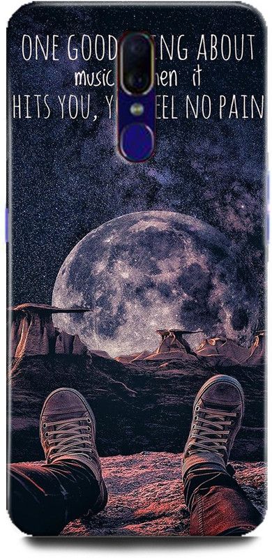 Afterglow Back Cover for Oppo F11 ALONE, BOY, MOON, NATURE, TREE, BEAUTIFUL  (Multicolor, Shock Proof, Pack of: 1)