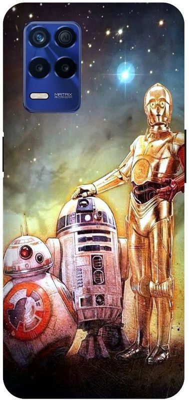 Bluvver Back Cover for Realme 8s 5G , RMX3381, Printed Robot,Army Back Cover  (Multicolor, Hard Case, Pack of: 1)