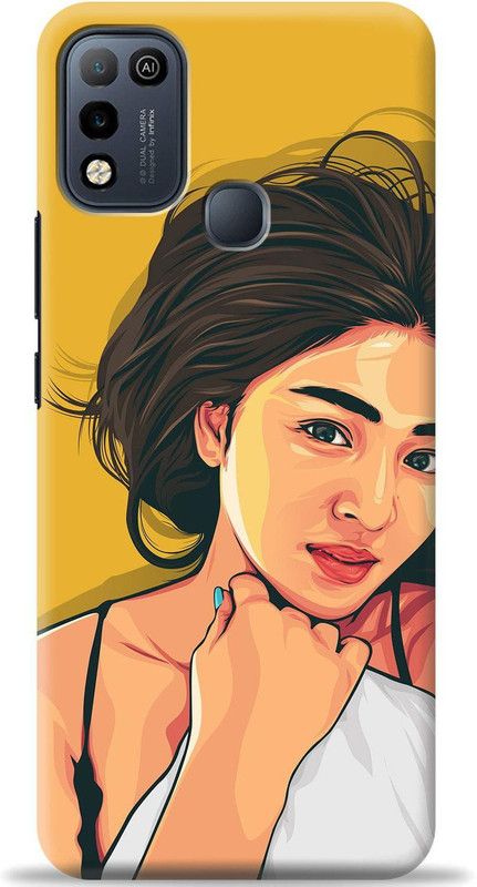 Crafter Back Cover for Infinix Hot 10 Play  (Beige, Shock Proof, Pack of: 1)
