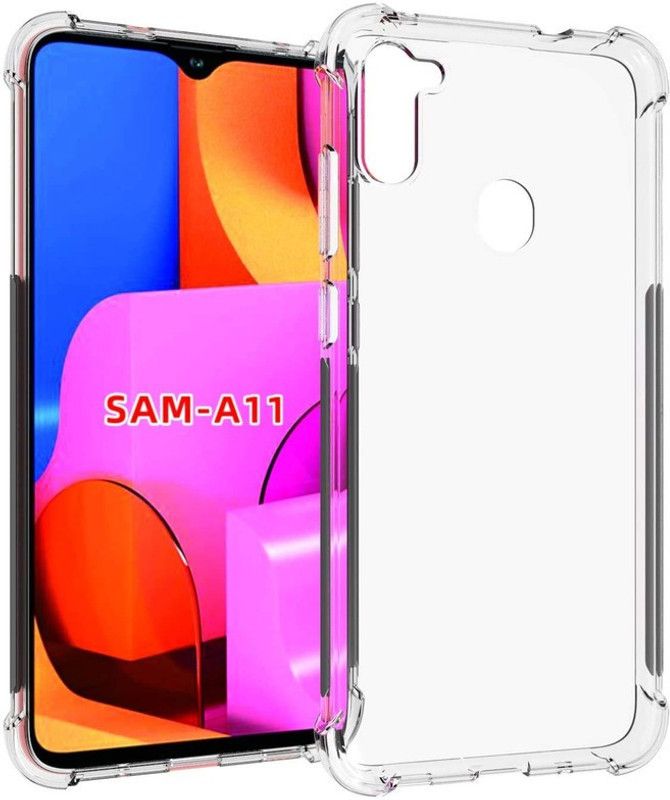 Elica Back Cover for Samsung Galaxy M11  (Transparent, Shock Proof, Silicon, Pack of: 1)