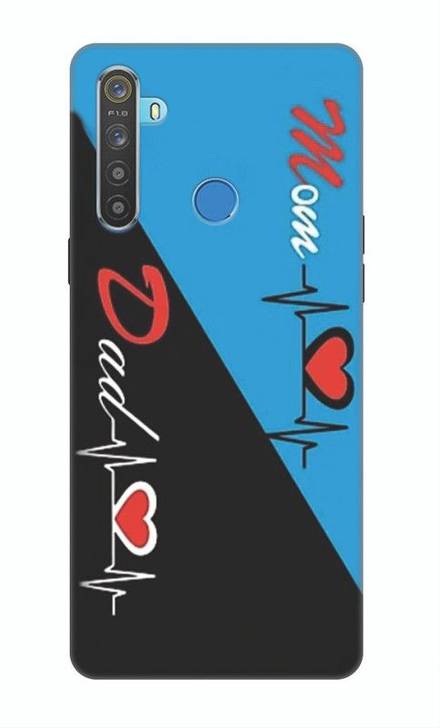 Zappy Back Cover for Realme Narzo 10, Realme 5, Realme 5i, Realme 5s  (Black, Blue, Hard Case)