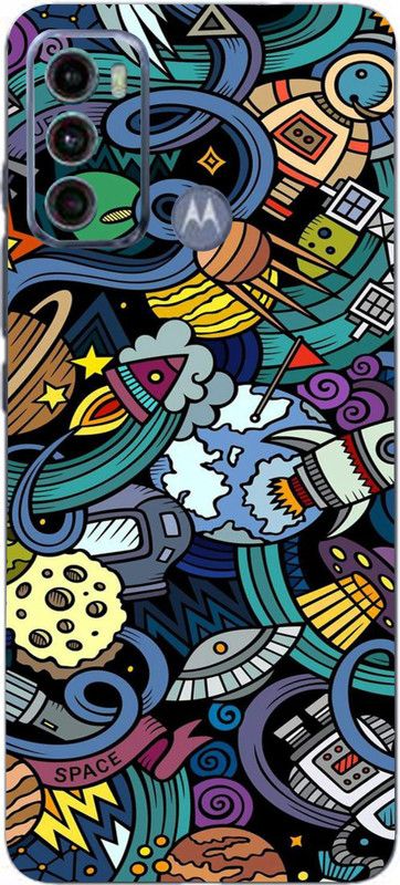 LAMHA Motorola G40 fusion Mobile Skin  (Ultra Super Rocket Missile With High Matte Finish., Mobile Skin (Back+Side+Camera))