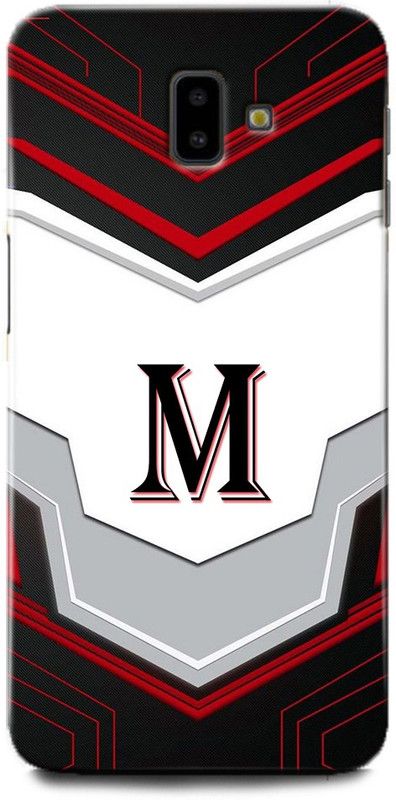Afterglow Back Cover for SAMSUNG Galaxy J6 Plus M, M LETTER, M NAME, M ALPHABET, ALPHABET  (Multicolor, Shock Proof, Pack of: 1)