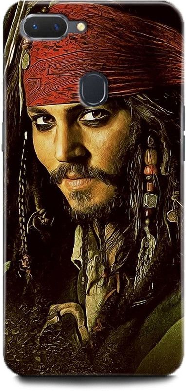 WallCraft Back Cover for OPPO A12, CPH2083 JACK SPARROW, PIRATES OF THE CARIBBEAN, JOHNY DEPP  (Multicolor, Dual Protection, Pack of: 1)