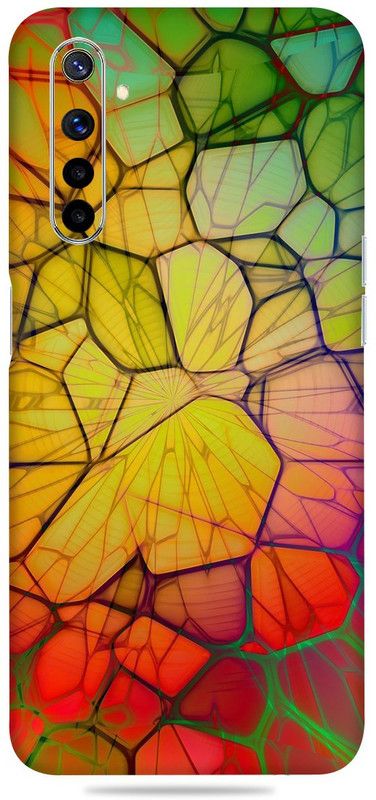 Gizmo Wraps Realme 6, Colorful Abstract, Skin Wrap With Premium Matte Finish Mobile Skin  (Multicolor)