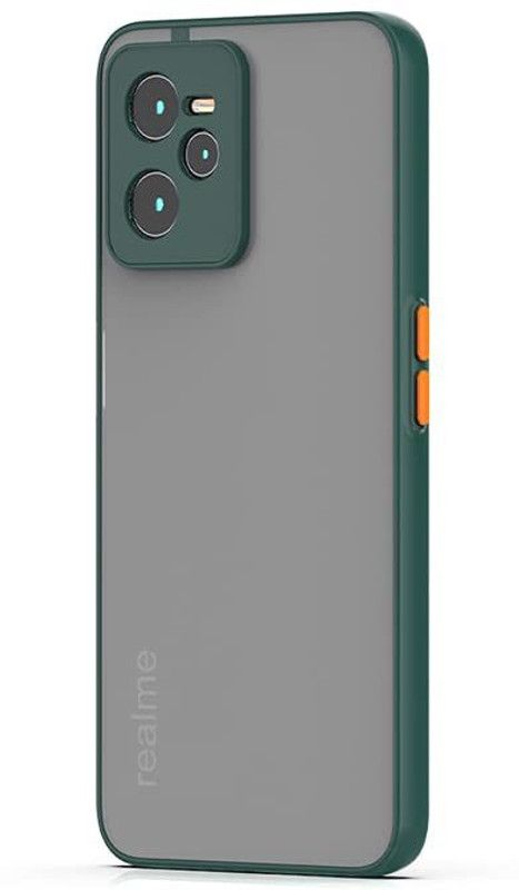 FLEETIA Back Cover for Realme C35  (Green, Pack of: 1)
