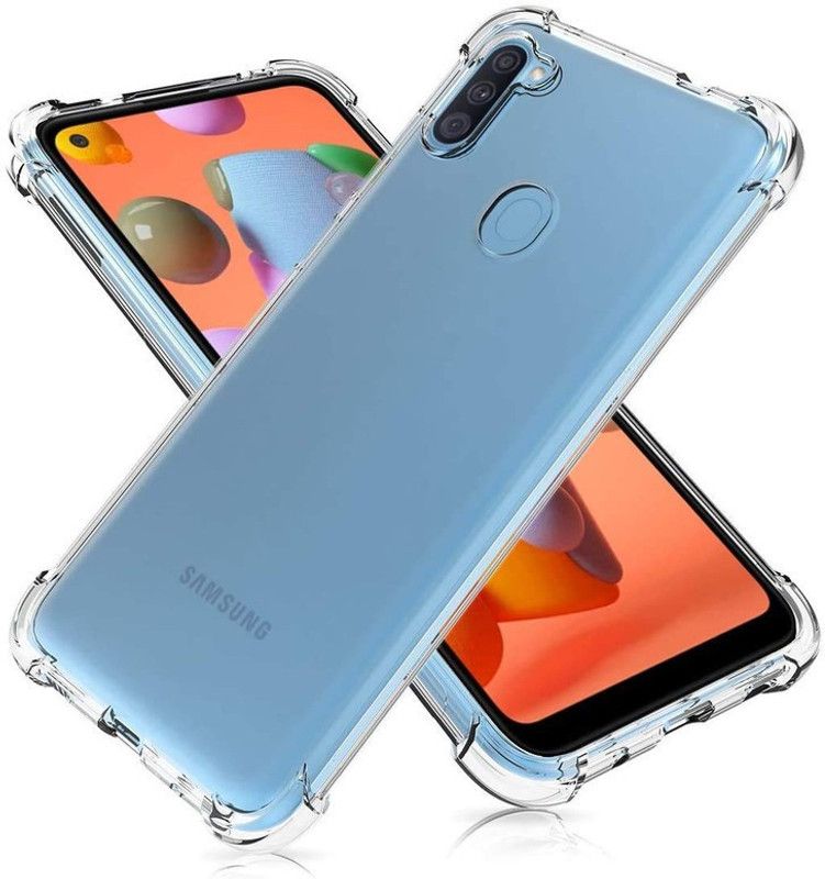 Elica Back Cover for Samsung Galaxy M11  (Transparent, Flexible, Silicon, Pack of: 1)