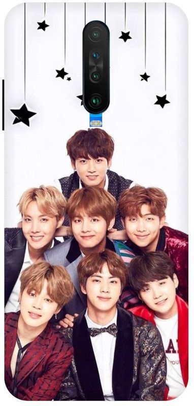 Thecoverking Back Cover for Poco X2 (BTS team,corean bend,cases cover  (Multicolor, Waterproof)