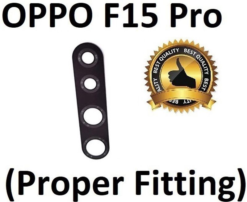 Furious3D Mobile Camera Lens Glass With Adhesive Preinstalled Compatible for OPPO F15 Pro Camera Lens Glass