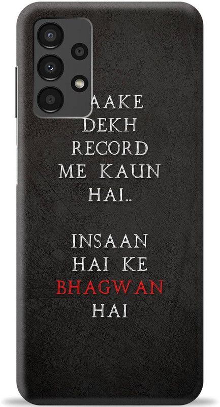 Dreamer Back Cover for Samsung Galaxy A13  (Black, Shock Proof, Pack of: 1)