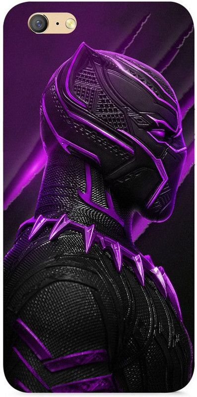 Skyhawk Back Cover for Sky Hawk Hard Back Cover for Oppo A7 Hard Black Panther  (Multicolor, Hard Case, Pack of: 1)