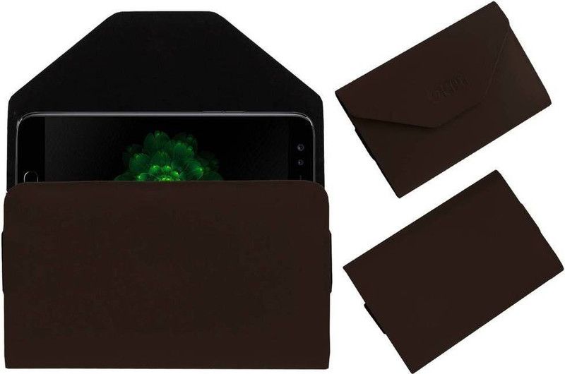 ACM Pouch for Oppo F3  (Brown, Cases with Holder, Pack of: 1)