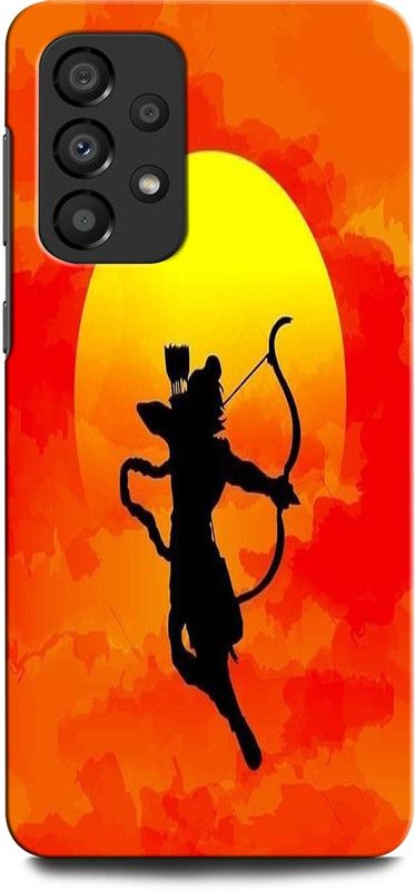 GRAFIQE Back Cover for SAMSUNG Galaxy A33 RAM JI, JAI SHREE RAM, LORD RAM, GOD  (Multicolor, Shock Proof, Pack of: 1)